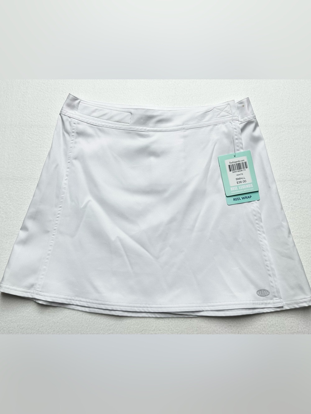 Reel Legends Wrap Skirt • Small • White Velcro Performance Outdoor